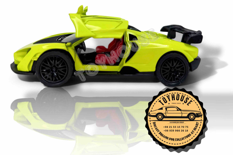 فسفری-مکلارن-مک-لارن-فلزی-ماکت-ماشین-1:36-عقبکش-عقب-کش-موزیکال-چراغدار-سبز-سبزفسفری-نارنجی