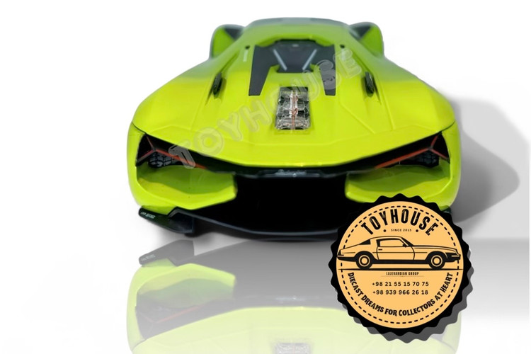 مکلارن-مک-لارن-فلزی-ماکت-ماشین-عقبکش-عقب-کش-موزیکال-چراغدار-سبز-سبزفسفری-نارنجی-فسفری-1:24