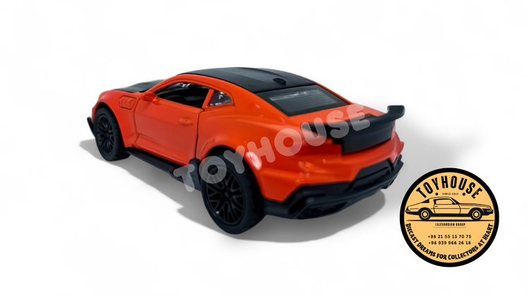 عقبکش-کامارو-ماکت-ماشین-موزیکال-چراغدار-3دربازشو-فلزی