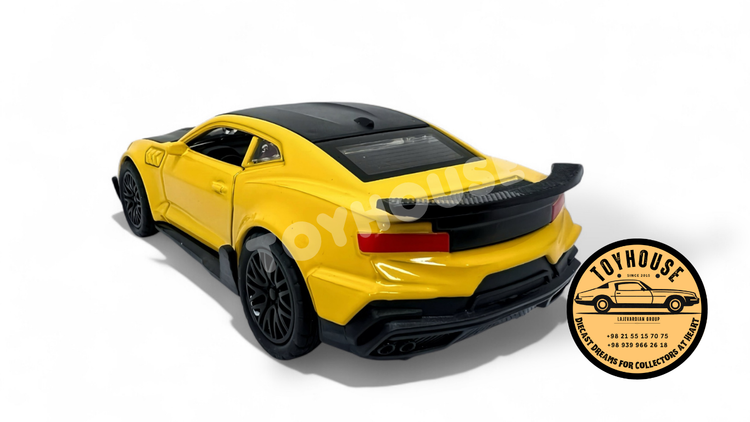 کامارو-عقبکش-ماکت-ماشین-موزیکال-فلزی-چراغدار-3دربازشو