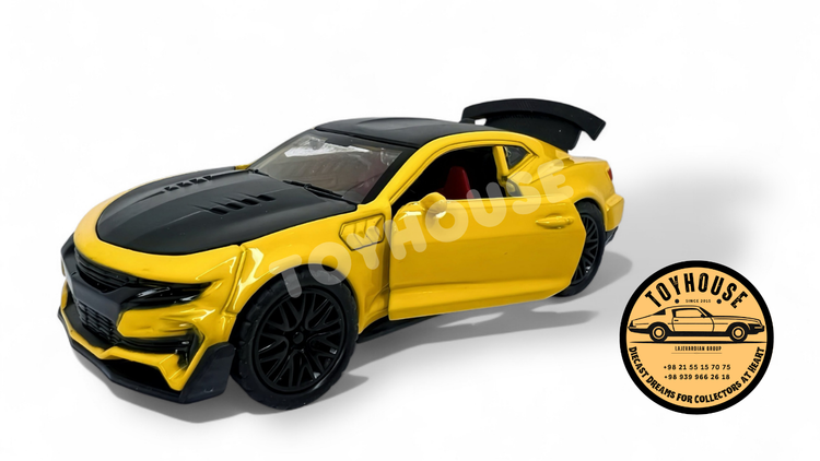 عقبکش-ماکت-کامارو-ماشین-موزیکال-چراغدار-3دربازشو-فلزی