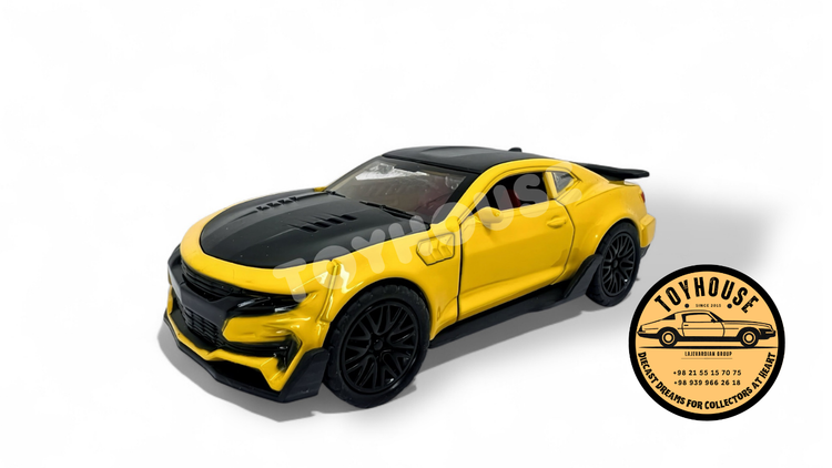 فلزی-کامارو-عقبکش-ماکت-ماشین-موزیکال-چراغدار-3دربازشو