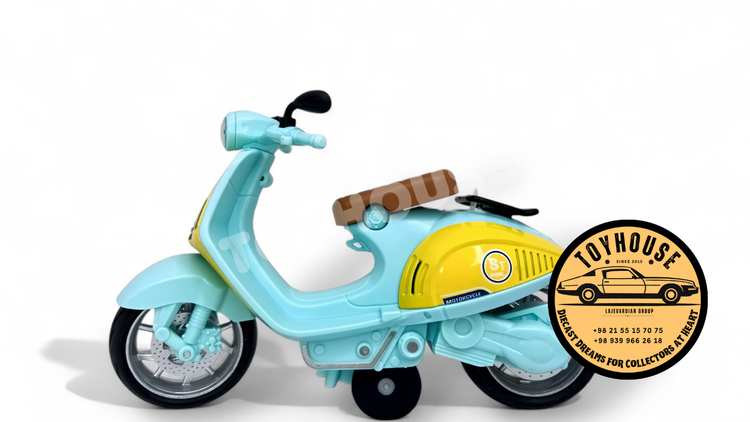 موتور فلزی عقبکش موزیکال چراغدار