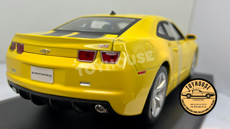ماکت-فلزی-مایستو-شورولت-کامارو-2010-مدل-SS-زرد-Maisto-1:18