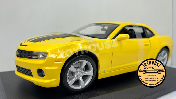 ماکت-کلکسیونی-Chevrolet-Camar-SS-سال-2010-رنگ-زرد-1:18-برند-Maisto-مایستو