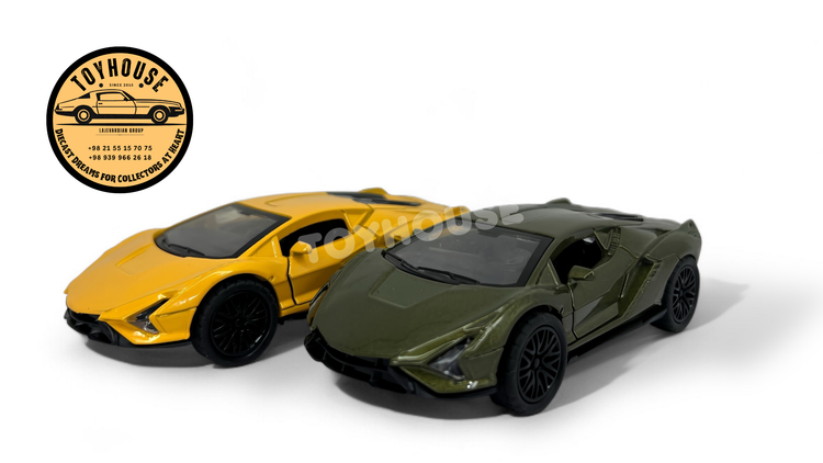 ماکت ماشین لامبورگینی سیان FKP37 1:3۶Diecast Lamborghini Sián FKP 37 1:36 scale green army