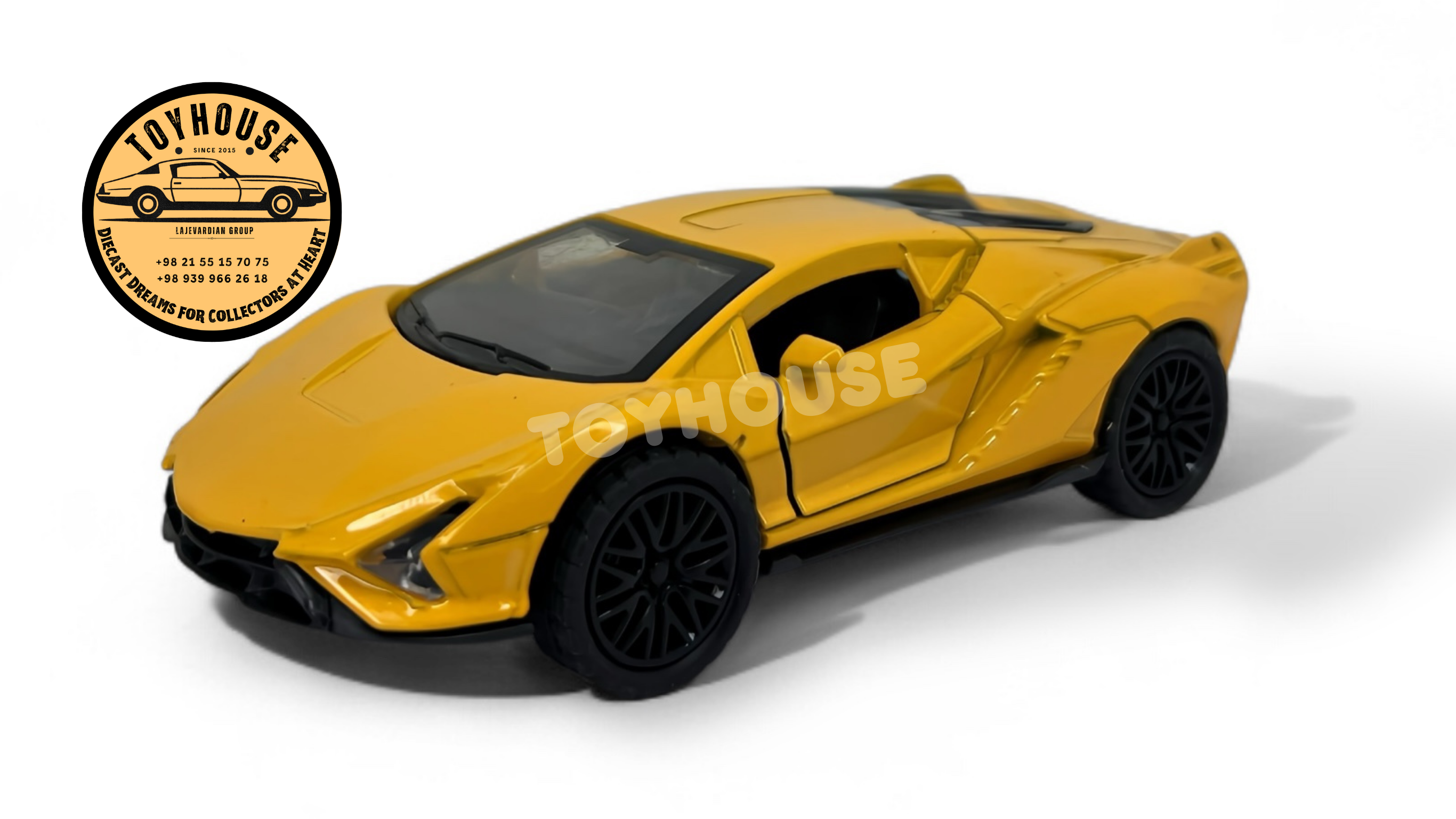 ماکت ماشین لامبورگینی سیان FKP37 1:3۶Diecast Lamborghini Sián FKP 37 1:36 scale green army