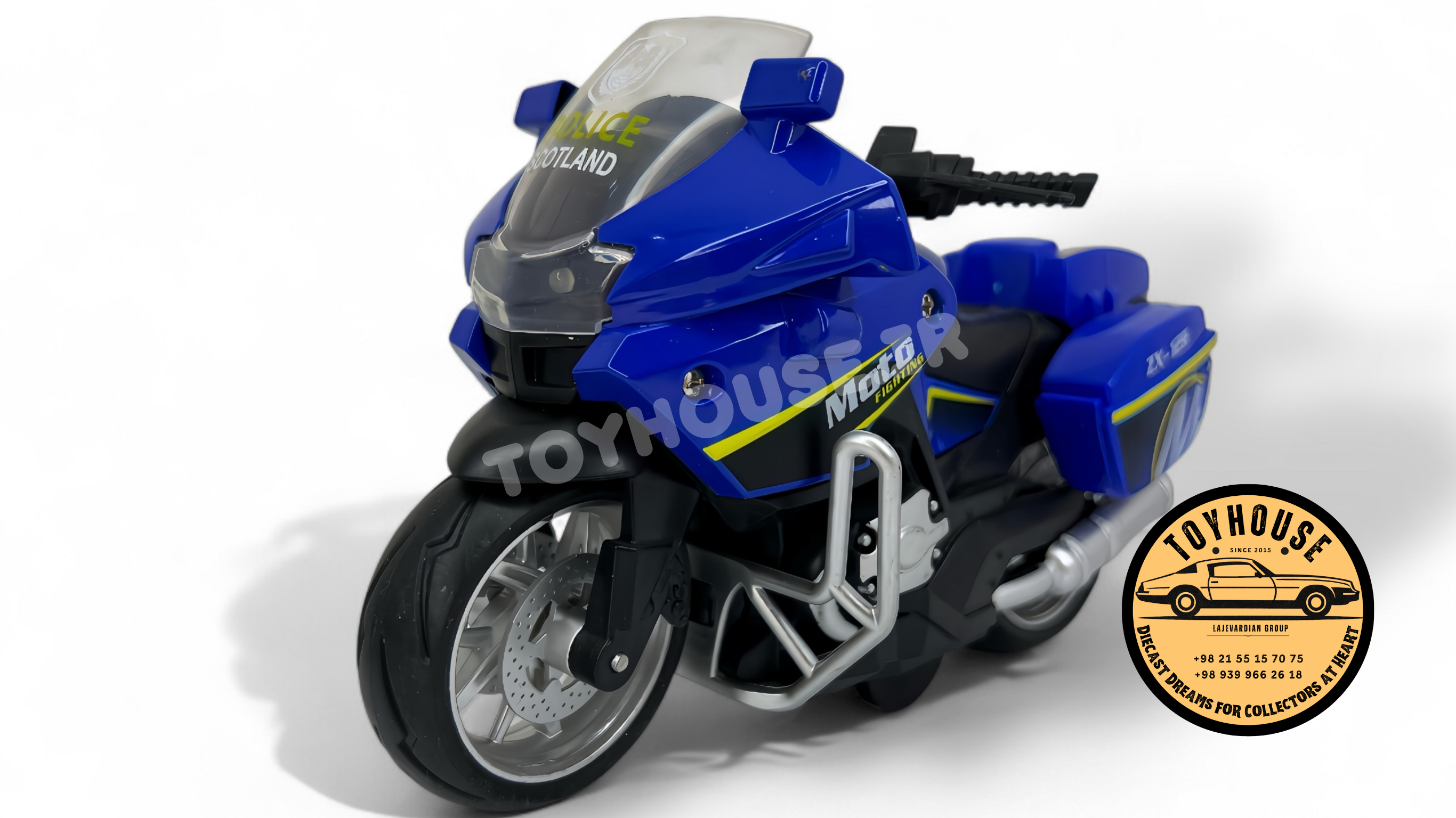موتورسیکلت پلیس اسکاتلند ماکت ۱:۱۲ Police Motorcycle Scotland Livery Diecast موتور