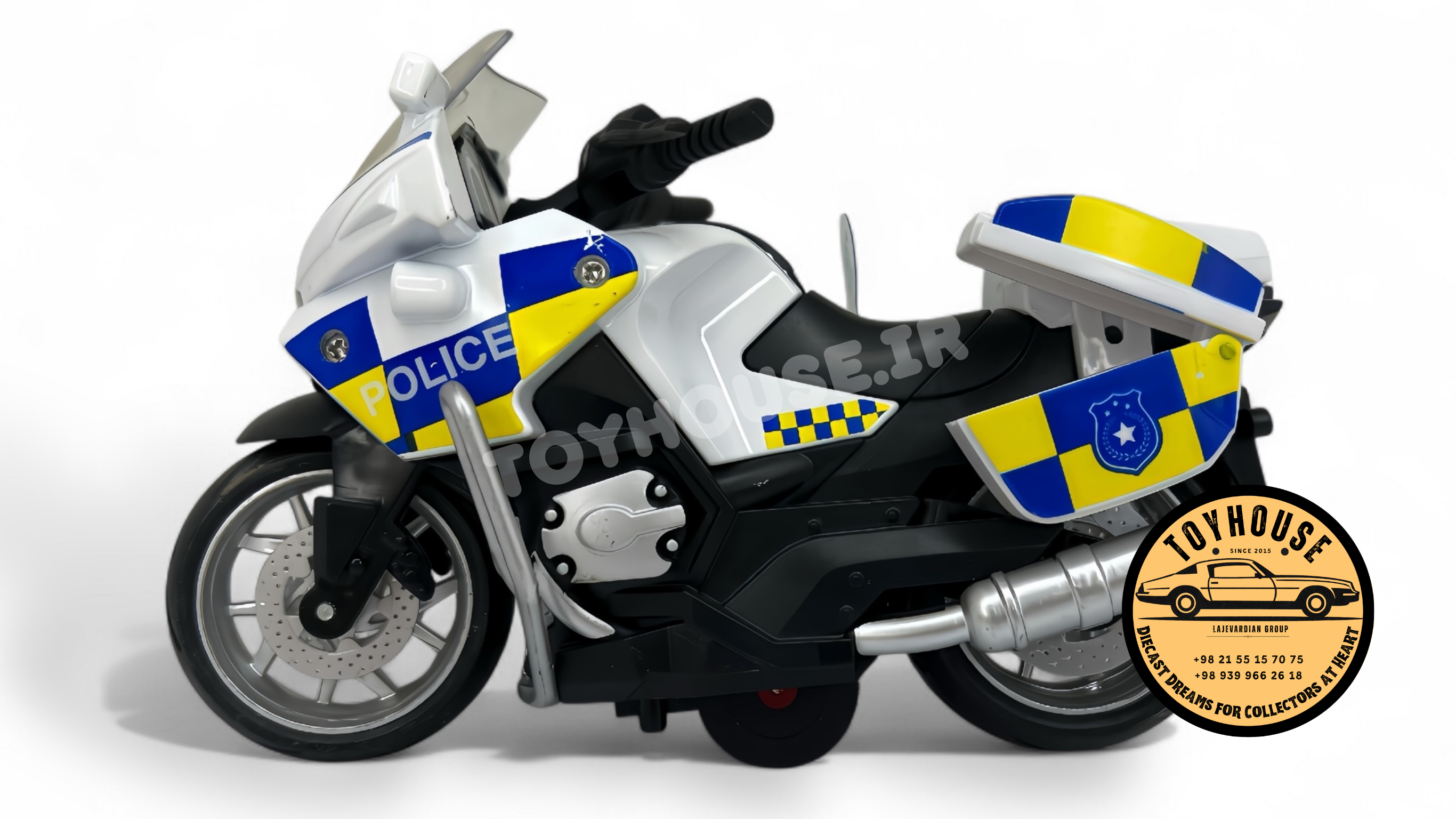 موتور سیکلت پلیس اسکاتلند موتور ماکت ۱:۱۲ Police Motorcycle Scotland Livery Diecast
