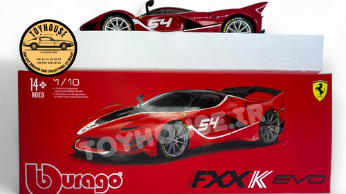 فراری ۱/۱۸ بوراگو fxx evoماکت ماشین مدل ماشین ماکت حرفهای فراری