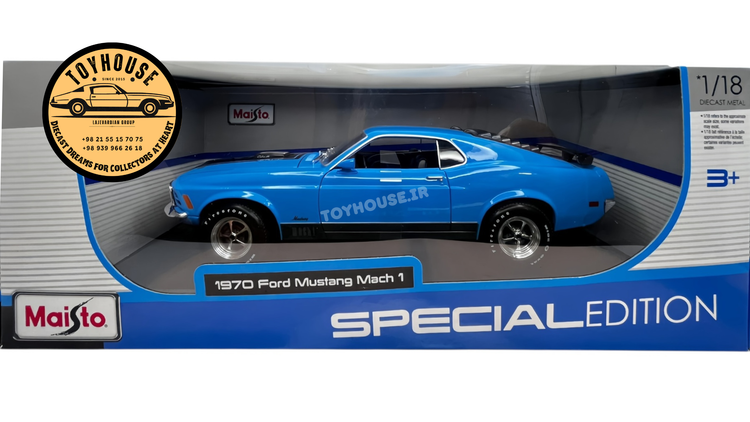 ماکت موستانگ ۱/۱۸ ۱:۱۸ ماکت فورد مایستو فست بک boss