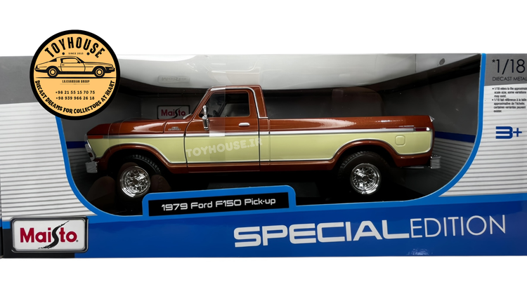 ماکت وانت فورد تک کابین ماستو ۱/۱۸ ۱:۱۸ ماکت ماشین فلزی مدل خرفهای