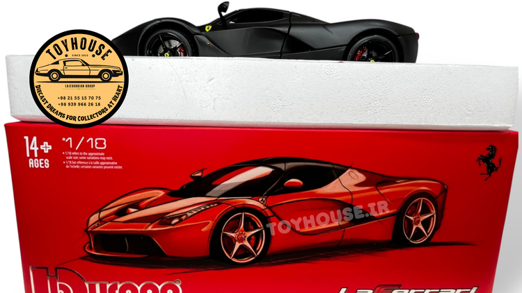 ماکت فوق حرفهای بوراگو فلزی فراری لا فراری ۱/۱۸ ۱:۱۸ burago