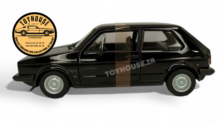 ماکت فولکس گلف نسل یک بوراگو ۱/۲۴ ۱:۲۴ ماکت ماشین فلزی burago