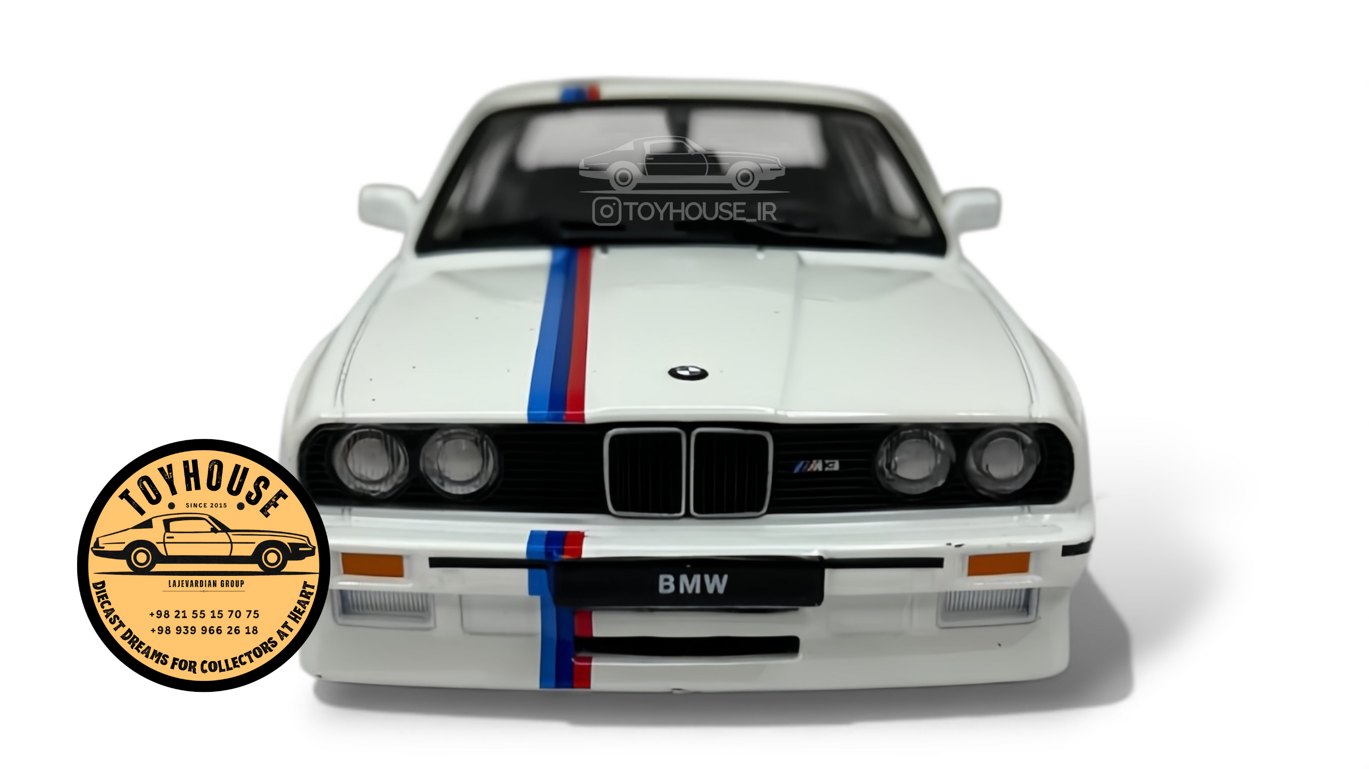 ماکت فلزی BMW M3 دهه ۸۰ در جعبه بوراگو