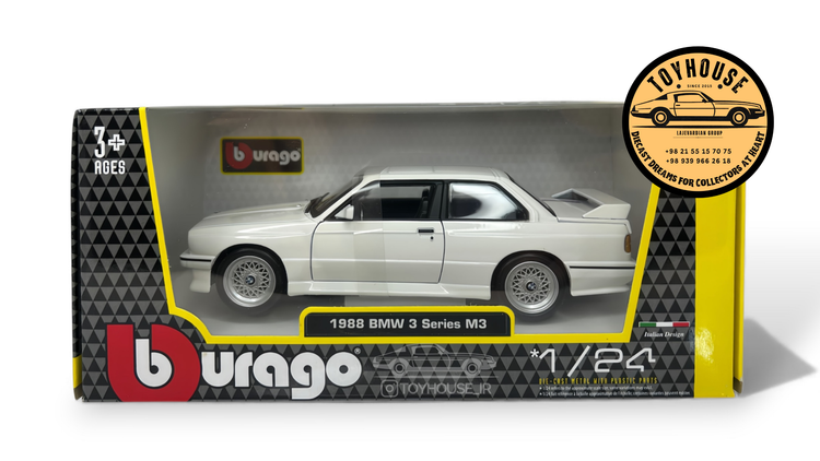ماکت کلکسیونی BMW M3 E30 مدل 1988 برای فروش در ToyHouse