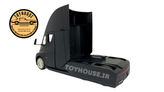 ماکت کامیون کشنده کله تریلی Truck Tesla Semi در رنگهای مشکی، سبز نعناعی و نقرهای مقیاس 1:24 چراغدار و موزیکال