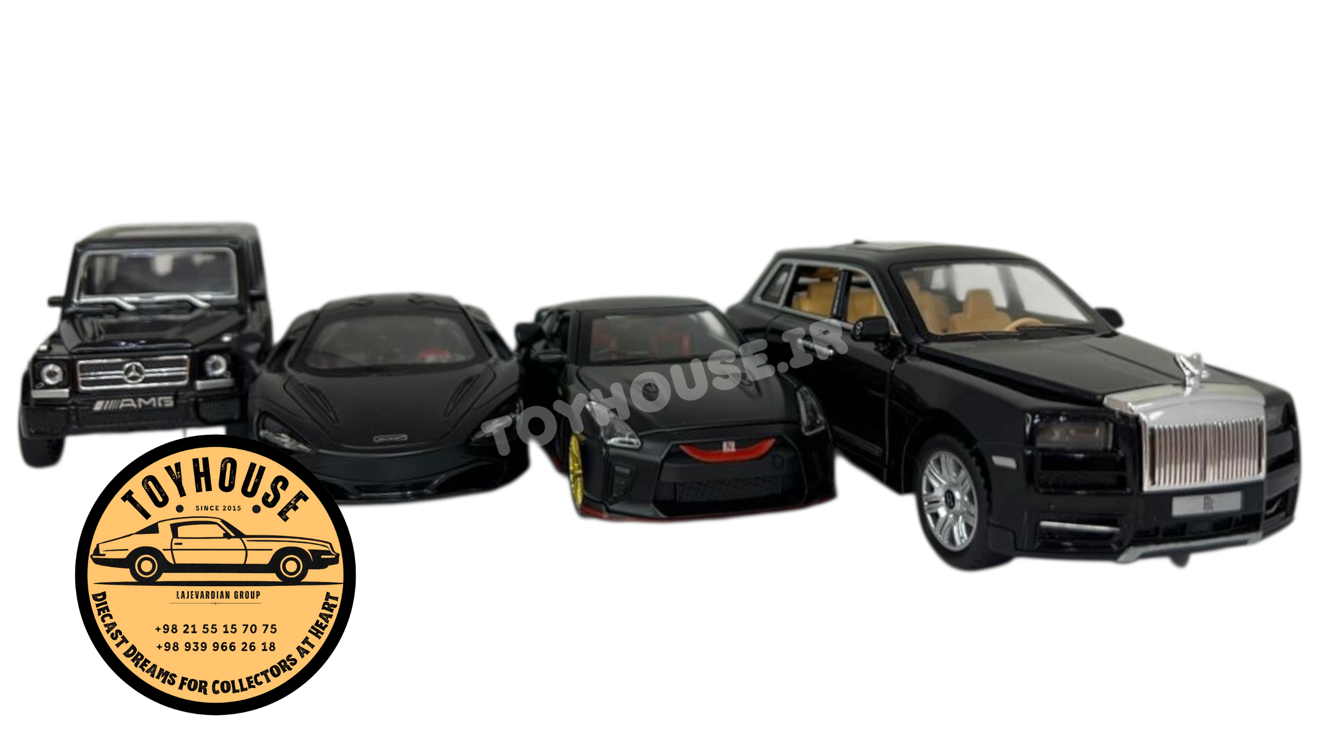 عکس پک ۴تایی ماشین فلزی وی‌لی مقیاس 1:32 موزیکال چراغدار