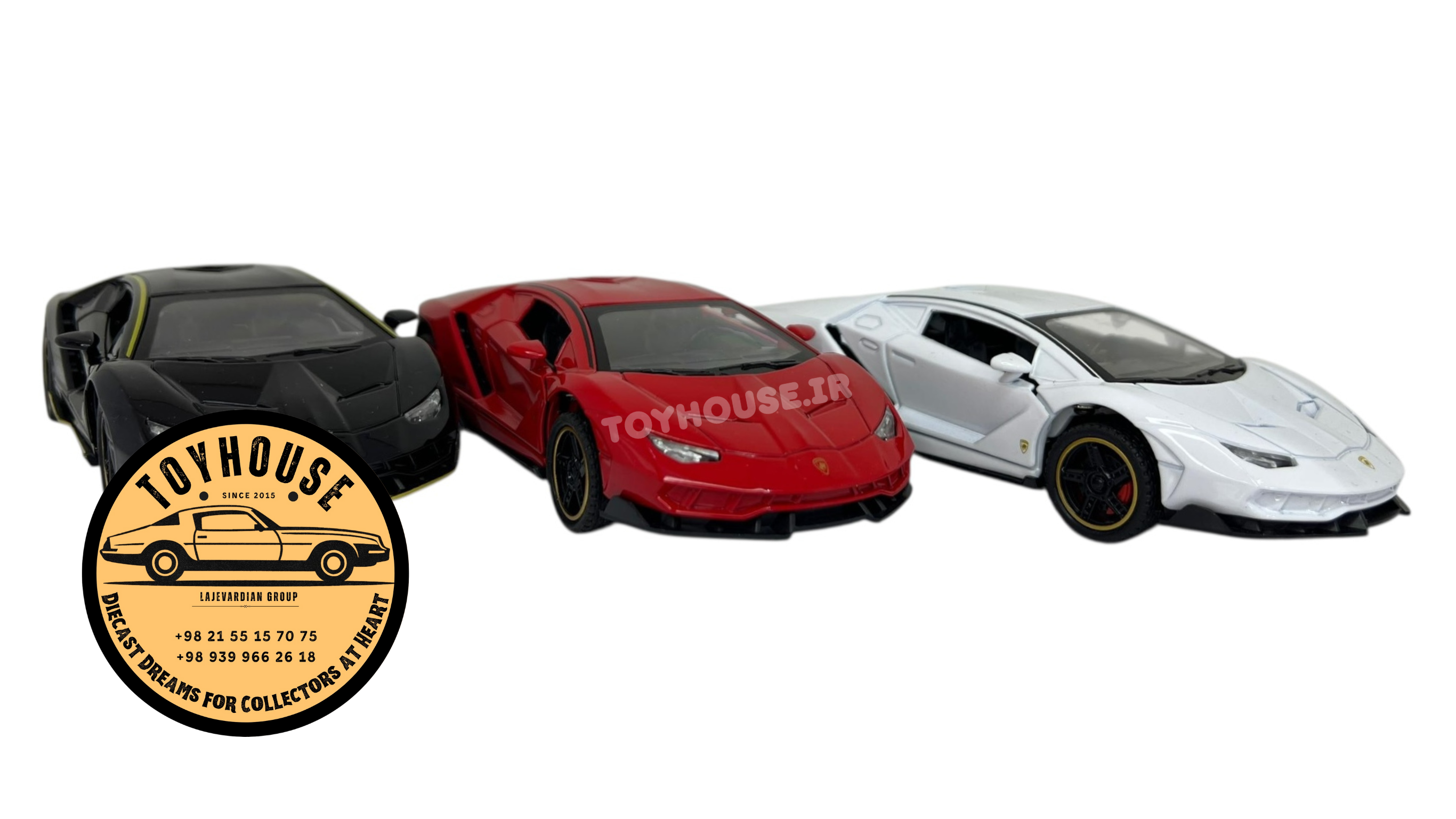 سه ماشین فلزی لامبورگینی ۱:۳۲  کلکسیون