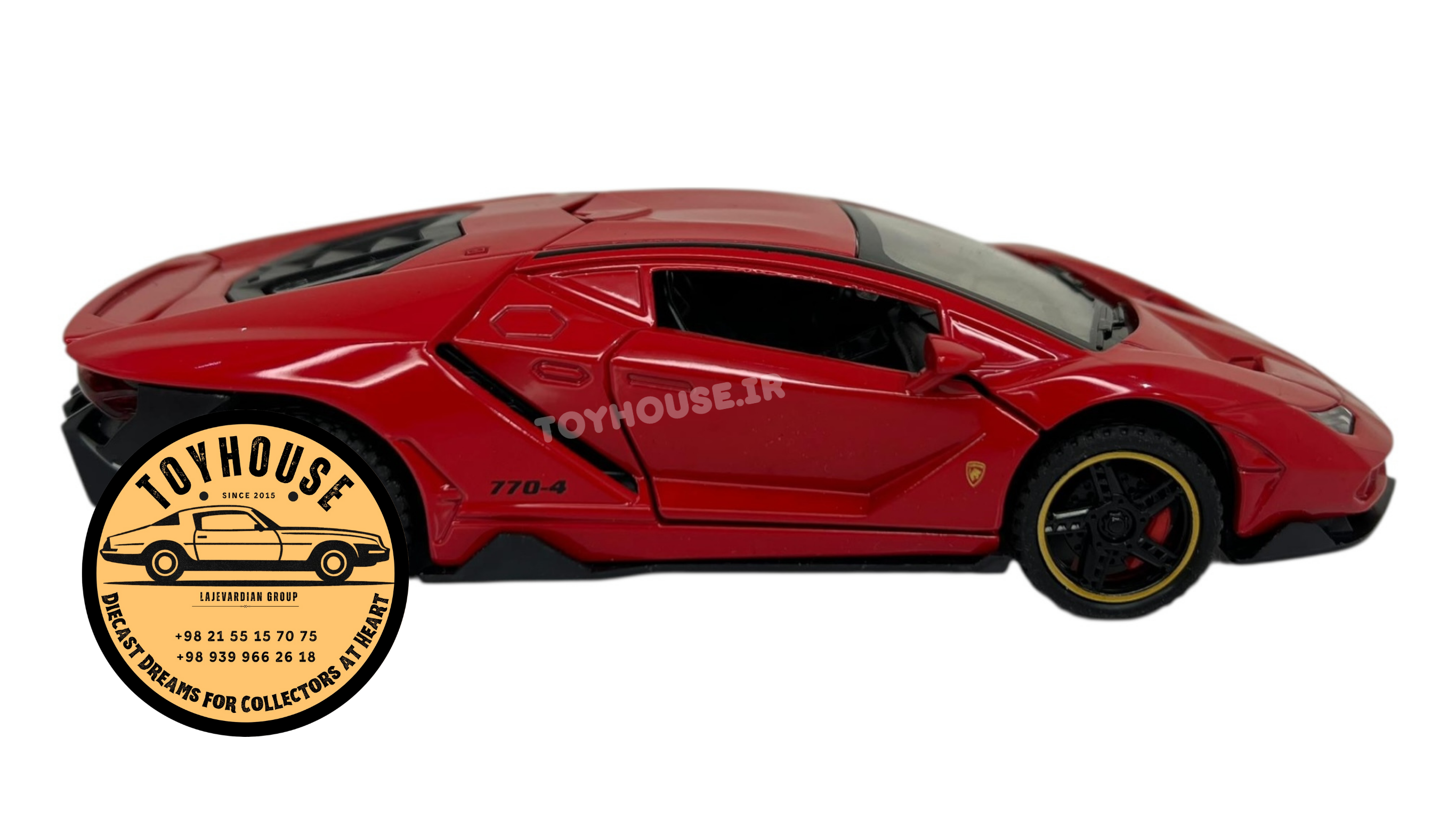 ماکت لامبورگینی سنتناریو قرمز ۱۵ سانتی