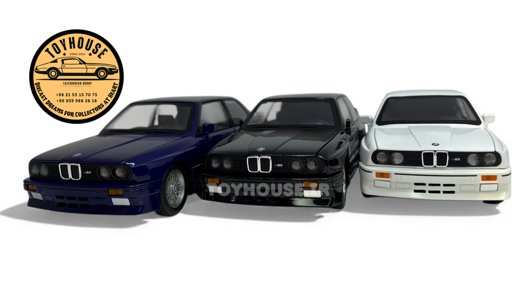 ماکت ۱/۲۴ بیام و bmw موزیکالعقب کش چراغدار فلزی