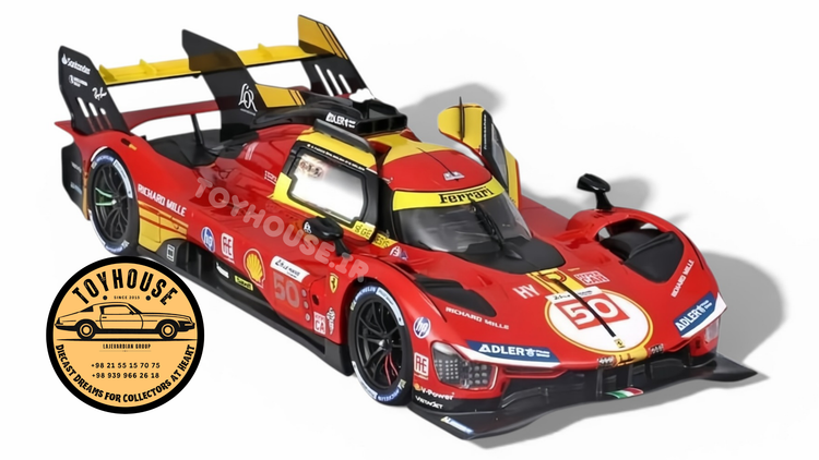 ماکت ۴۹۹p فراری ۱/۲۴ ۱:۲۴ کلکسیونی فلزی بوراگو