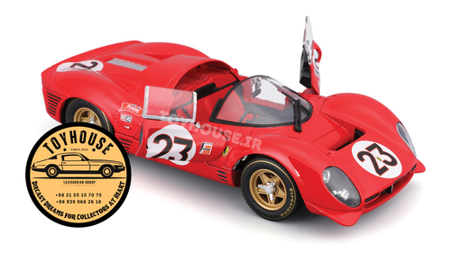 ماکت فراری p4 330 حرفهای کلکسیونی بوراگو فلزی