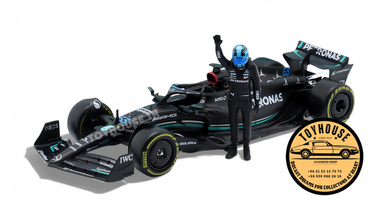 ماکت بنز فرمول وان با فیگور ۱/۲۴ بوراگو کلکسیونی