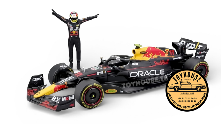 ماکت فرمول وان ۱/۲۴ ۱:۲۴ با فیگور حرفهای کلکسیونی بوراگو
