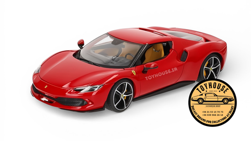 ماکت حرفهای فلزی ۱/۱۸ ۱:۱۸ بوراگو فراری ۲۹۶ gtb