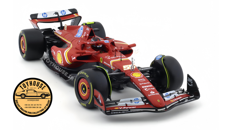 ماکت فرمول وان فراری ۱/۱۸ ۱:۱۸ حرفهای بوراگوکلکسیونی burago ferrari