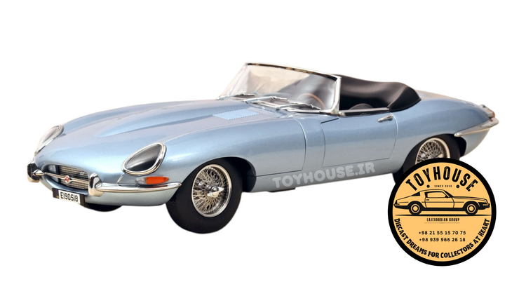 Jaguar E-Type Convertible Norev 1:12 جگوار کروک نورو تایپ ای ماکت کلکسیونی
