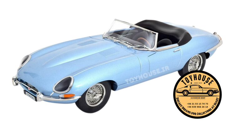 Jaguar E-Type Convertible Norev 1:12 جگوار کروک نورو
