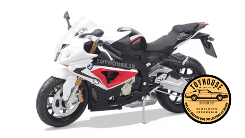 ماکت bmw RR1000 از برند اتومکس در مقیاس ۱/۱۲ دارای اجزاء متحرک و جزئیات بالاماکت کلکسیونی